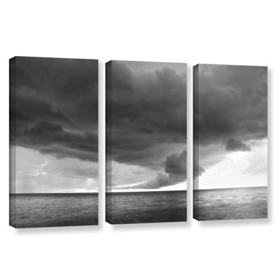 Lake Erie Storm by Dan Wilson 3 Piece Photographic Print on Wrapped Canvas Set -  ArtWall, 0wil008c3654w