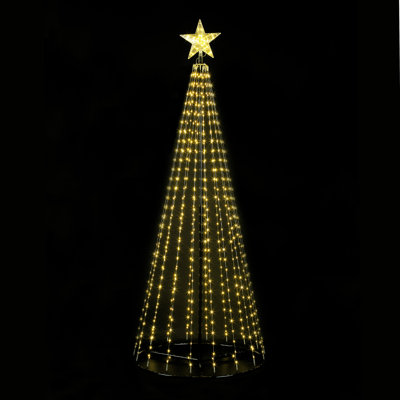 182cm H Lighted Artificial Christmas Tree