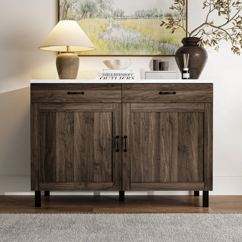 2-Drawer 2-Door Rustic Sideboard