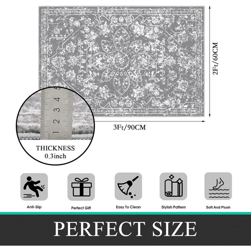 Area Rug, Rectangle 2' x 2'11"