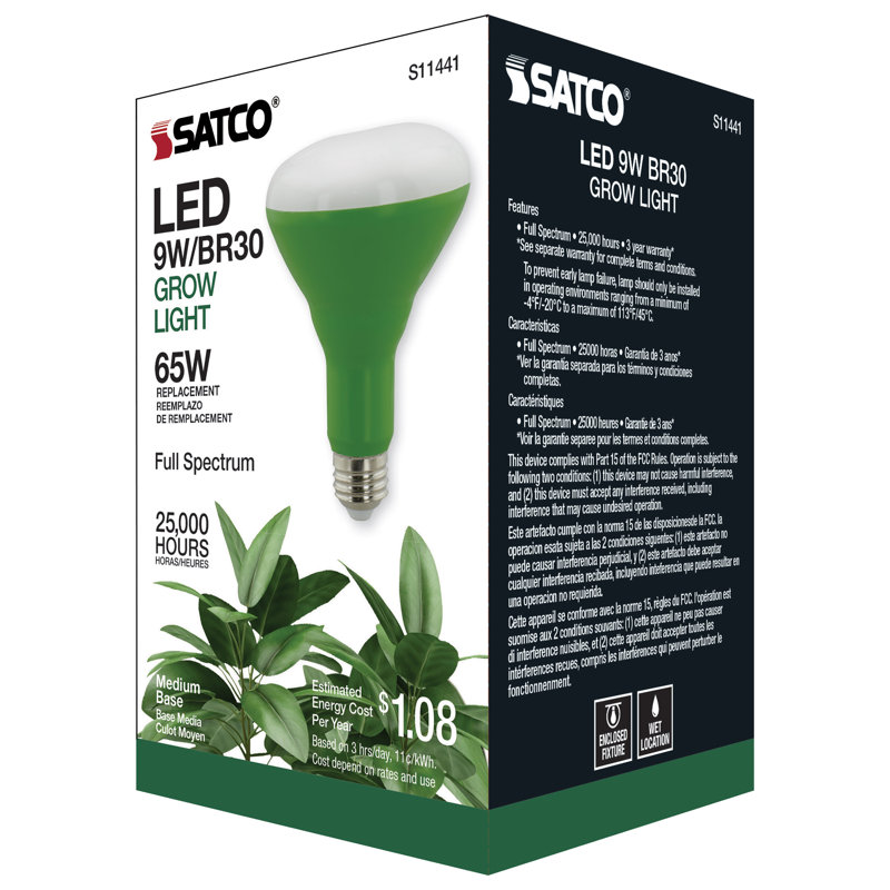 9 Watt Green LED Bulb