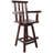 Rustic Bar Stool - Fir Wood Construction-514520133