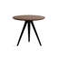 Nut-brown Round Manufactured Wood Dining table-13928514-13928543