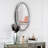 Amla 47.25" Modern Mirrored Console Table and Oval Mirror Set Ultra‑Modern Contemporary Glam Stylish