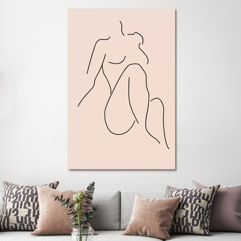 Nude I 1 Piece Wrapped Canvas Painting, 152.5 cm H x 101.5 cm W