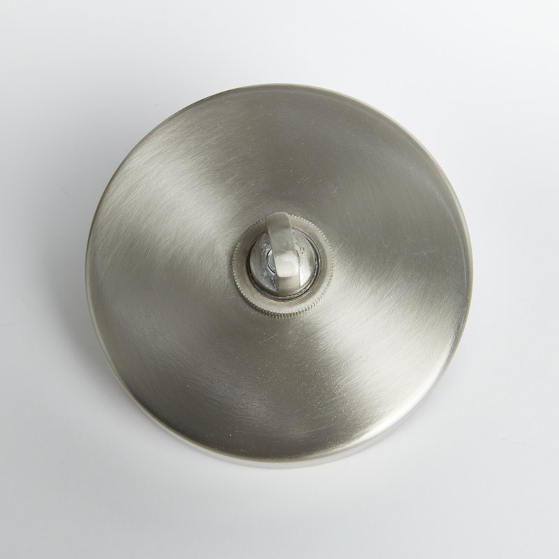 Capra Pendant Small, Silver, 26" H x 15" W x 15" D