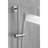 59 - Inch Hose Handheld Shower With 28 Height Adjustable Slide Bar, Stainless Steel Material, Functional Spray Settings For A Comfortable Experience Bar And Hose, Robust Various Patterns