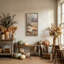 Pumpkins And Birch Trees-88680170