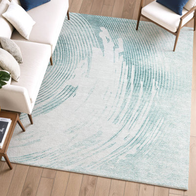 Premium Machine Washable Mayfield AMF2133 swirls Rug