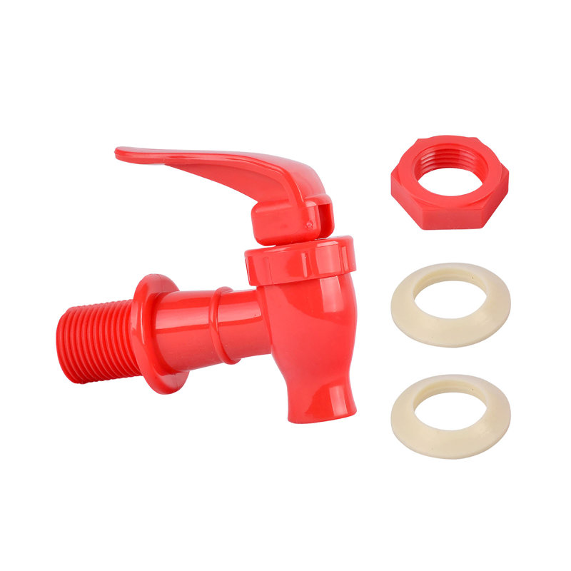 Wall Mount Laundry Faucet, Red
