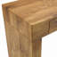 Table de bar en grain de bois naturel d'une longueur de 50 po, un choix pratique pour les maisons modernes. Autocollant texturé en grain de bois, équipé de deux tiroirs. Servant de table de bar ou de bureau.-850237797
