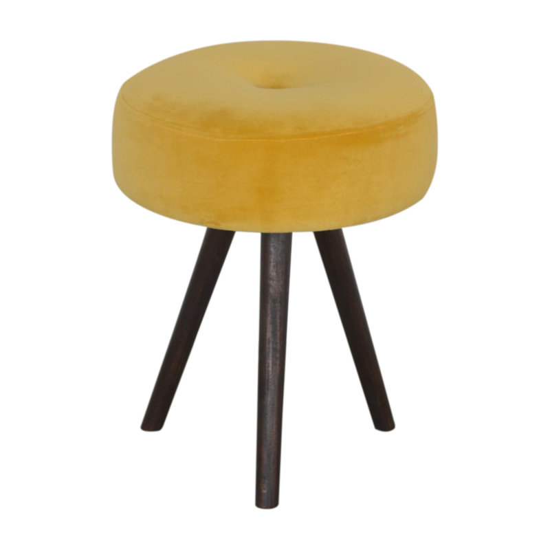 Leni Solid Wood Accent Stool