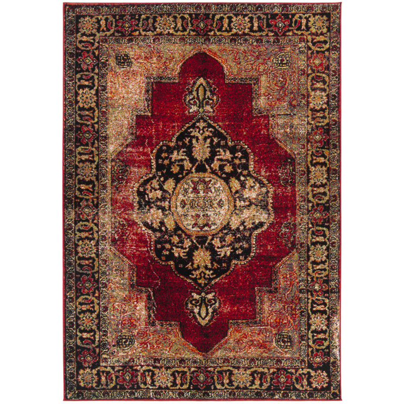 Wilber Oriental Area Rug, Rectangle 79 x 152 cm