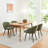 Yandier 19.1" Wide Fabric Dining Chairs (Set of 2) - Upholstered Seats, Modern Comfort​-1680163050