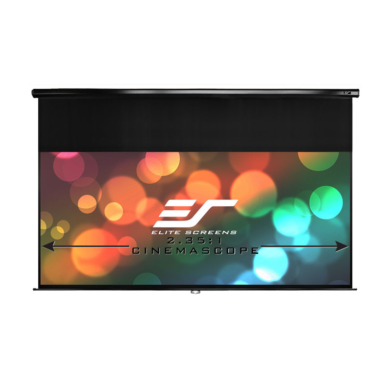 Manual Series Manual Wall/Ceiling Mounted Projector Screen, 128" Diagonal