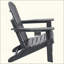 Ensemble de 2 chaises en plastique Adirondack