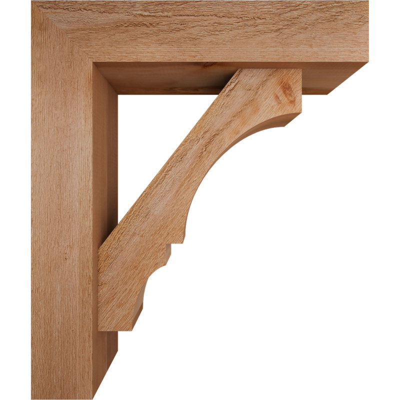 Support de bloc Balboa avec entretoise décalée, 26 x 22, Cèdre rouge occidental de l 6 po (scié brut)