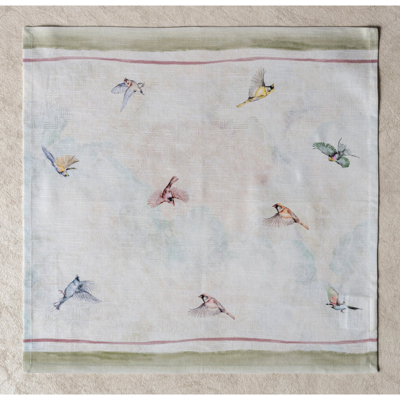 Serviette 100% coton Maison d'Hermine Flying Birds - 20 po x 20 po
