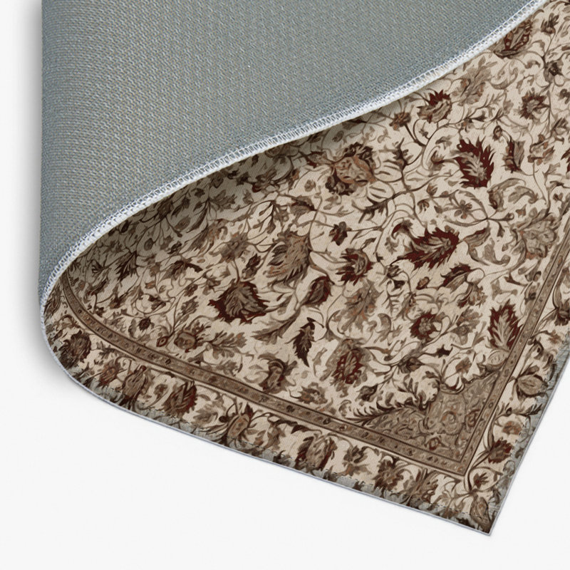 Tapis turc intérieur / extérieur beige, Rectangulaire 2 pi x 3 pi