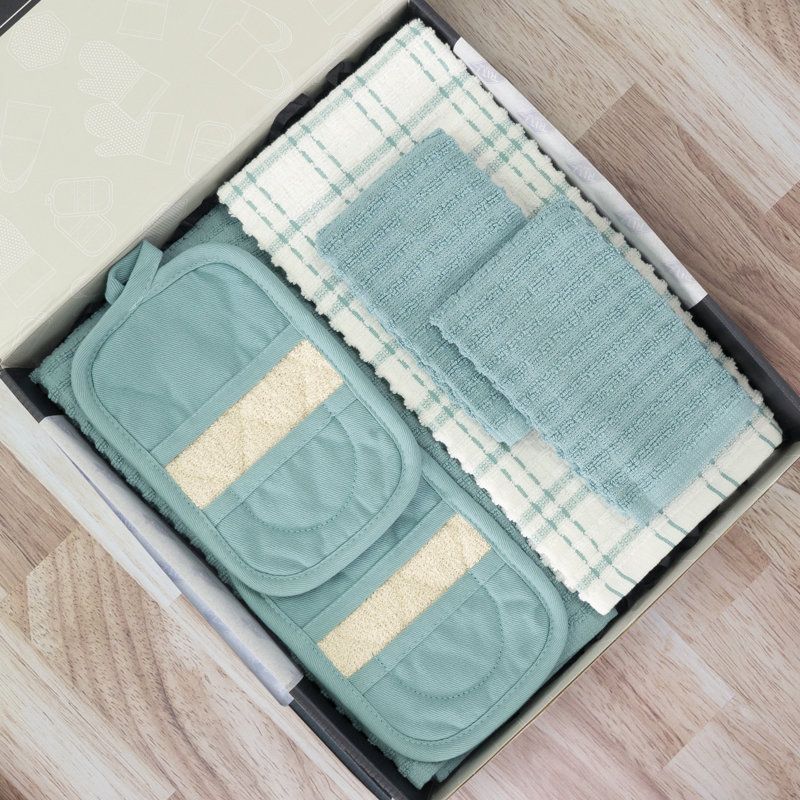 Royale Jewel Collection, Kitchen Linens Gift Set, Dew