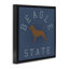 Art mural rétro sur toile flottante Beagle State par Spirit Animals / Life Is High