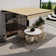 Motorized Retractable Patio Awning- Black Frame