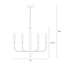 Brianna 6 - Light Chandelier-58299788