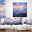 Coussin lombaire à grand exposition twilight sea rock-123401215