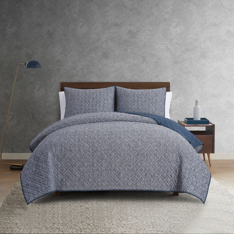 Ensemble de courtepointe Henley 3 pièces, Courtepointe très grand + 2 taies décoratives