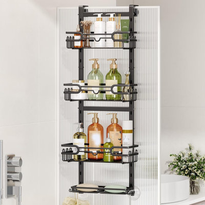 Over-the-Door Stainless Steel Shower Caddy