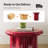Messapian Modern Round Fully Assembled End Table with Enamel Finish-567136684