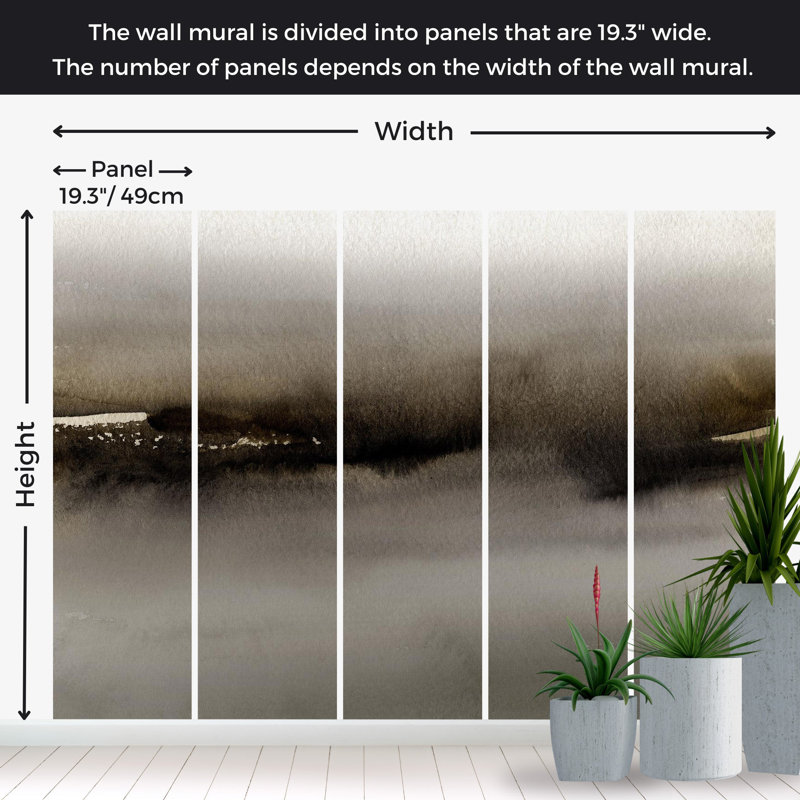 Rouleau abstrait Mesha Peel & Stick, L 41 po x l 57 po