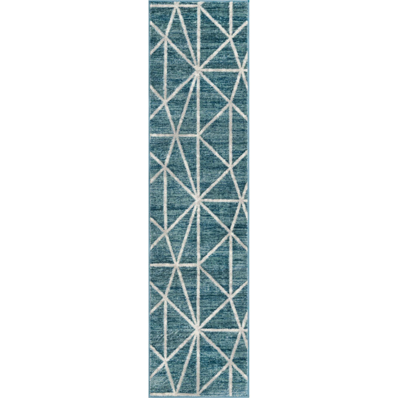 Eshin Geometric Indoor Rug, Runner 2' x 8'