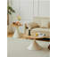TABLE RONDE BLANC + BOIS