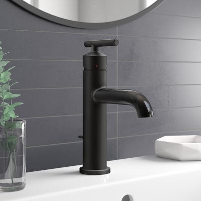 Gibson Single Hole Bathroom Faucet with Drain Assembly