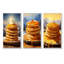 3 pièces sur toile - Pancake Peaks-40590279-40590296
