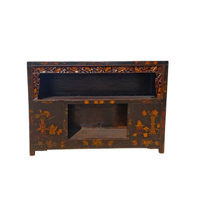 Hand-Painted Display Cabinet