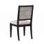 Ensemble de 2 chaises de salle à manger avec siège rembourré