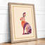 Rabbit Art Deco - Framed Print-1544218514-1544218517