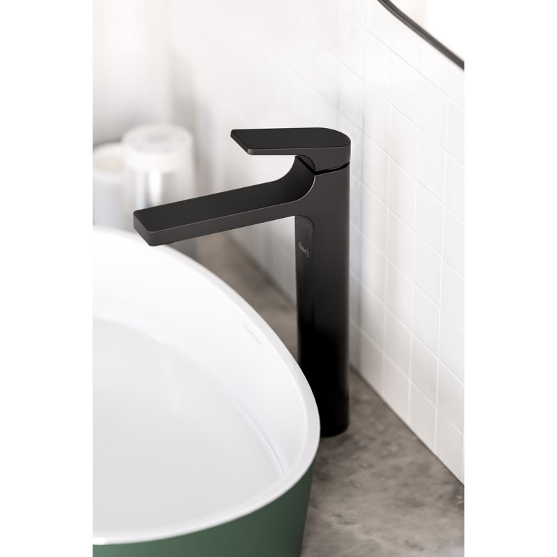 Ios Oval Vessel Bathroom Sink, Matte White