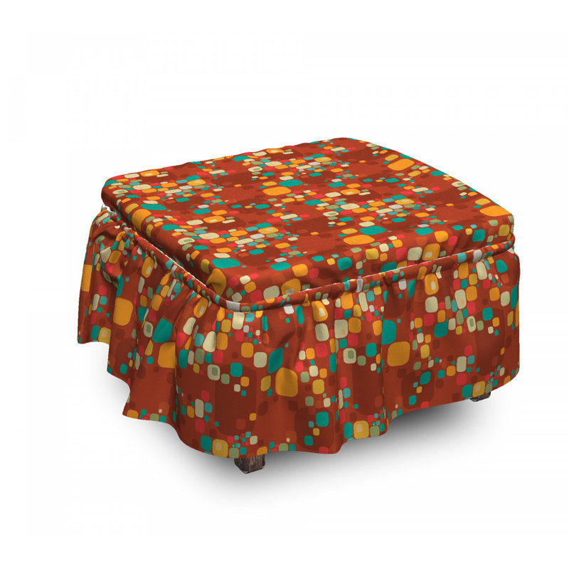 Housse pour repose-pieds abstract motif