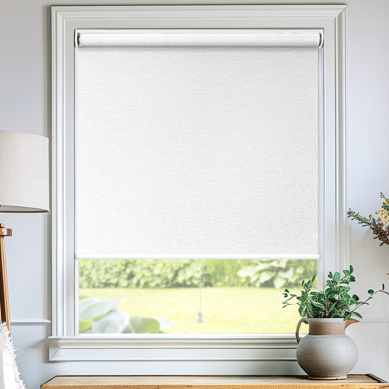 Cordless Light Filtering Roller Shade, 21"W x 72"L