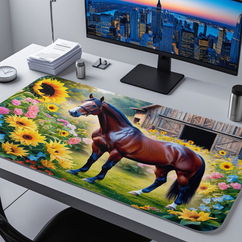 Polyester Desk Pad, 31.5x15.5