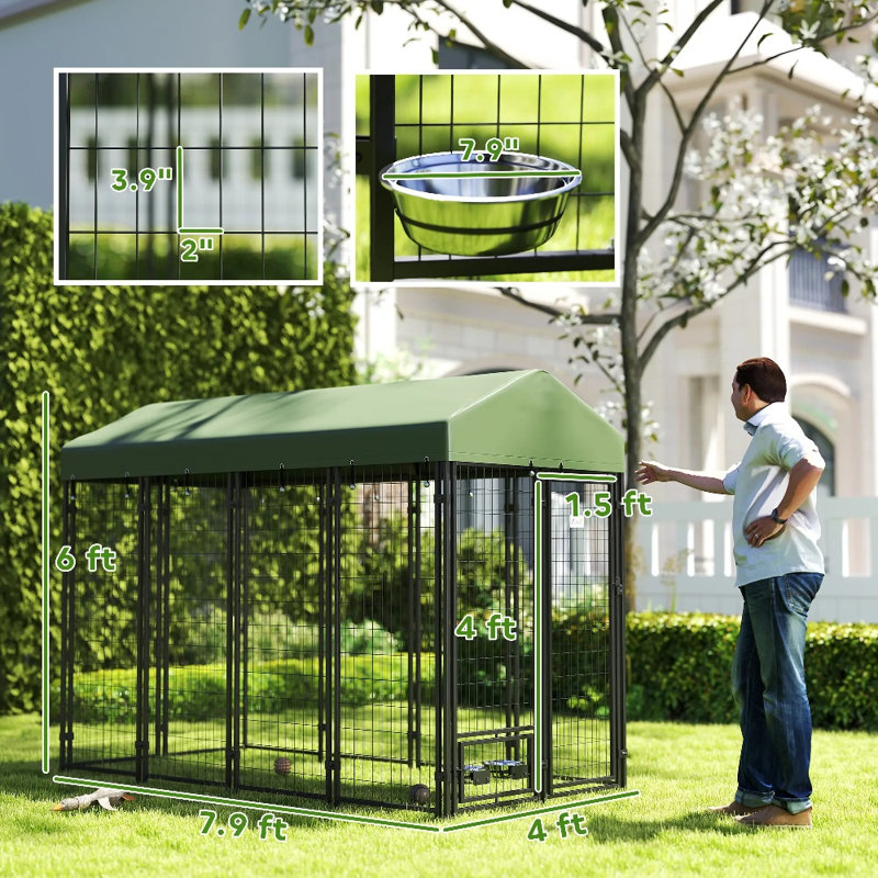 Product Details        Get a spacious home for your furry friend with a PawHut large outdo ...