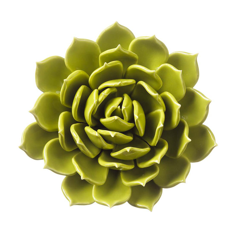 Handmade Boho Plants & Flowers Wall Decor on Ceramic