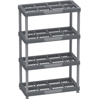 35.4 " W Plastic Shelving Unit