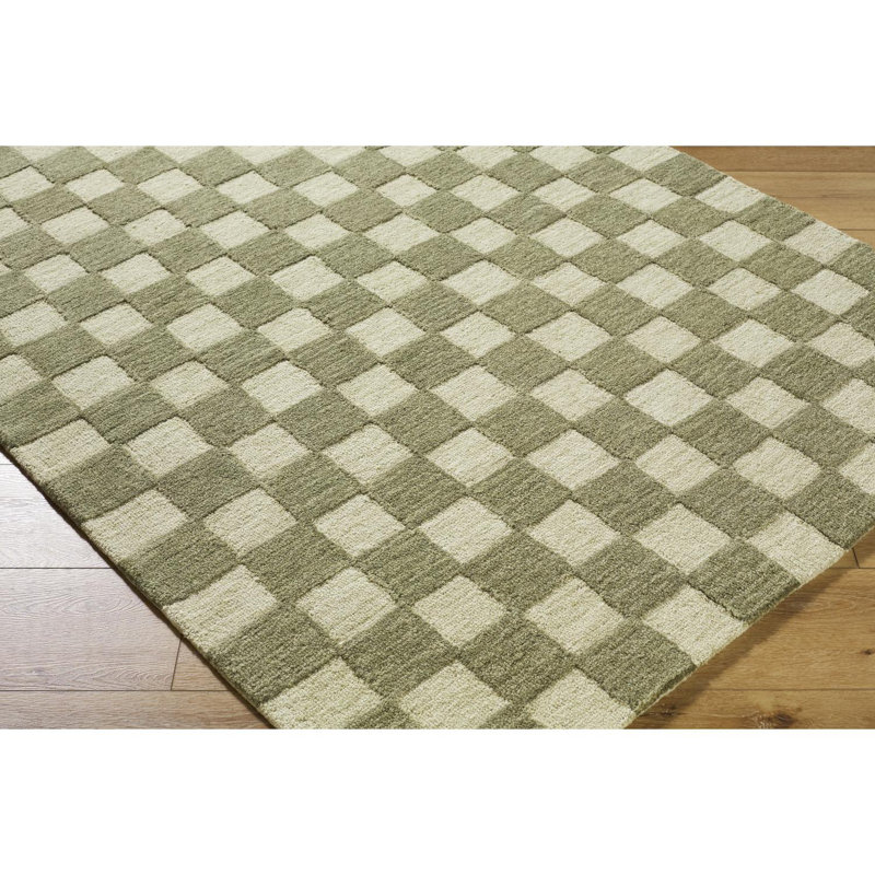 Wright Handmade Rug, Rectangle 5' x 7'6"