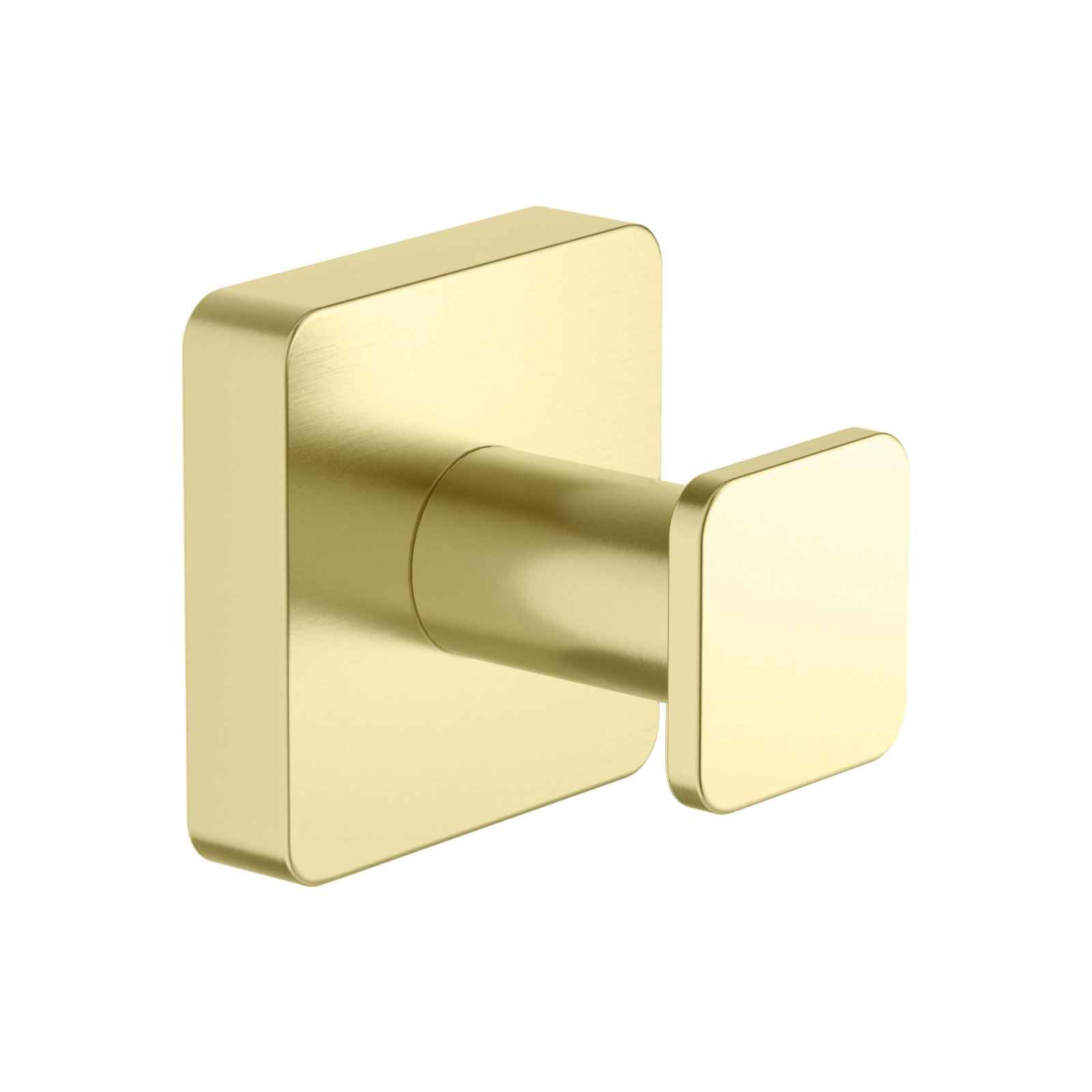 Blaze Wall Mounted Robe Hook, Brushed Gold