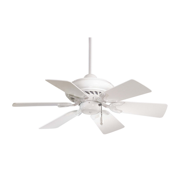 32" Supra 6 - Blade Standard Ceiling Fan with Pull Chain