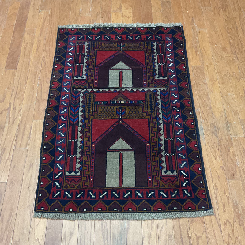  Tapis en laine Balouchi fait à la main
